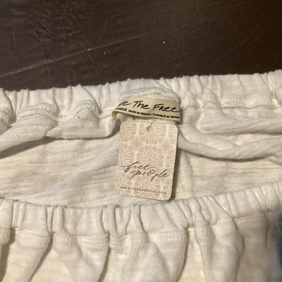 Free People size Lg in linen white - Picture 2 of 4